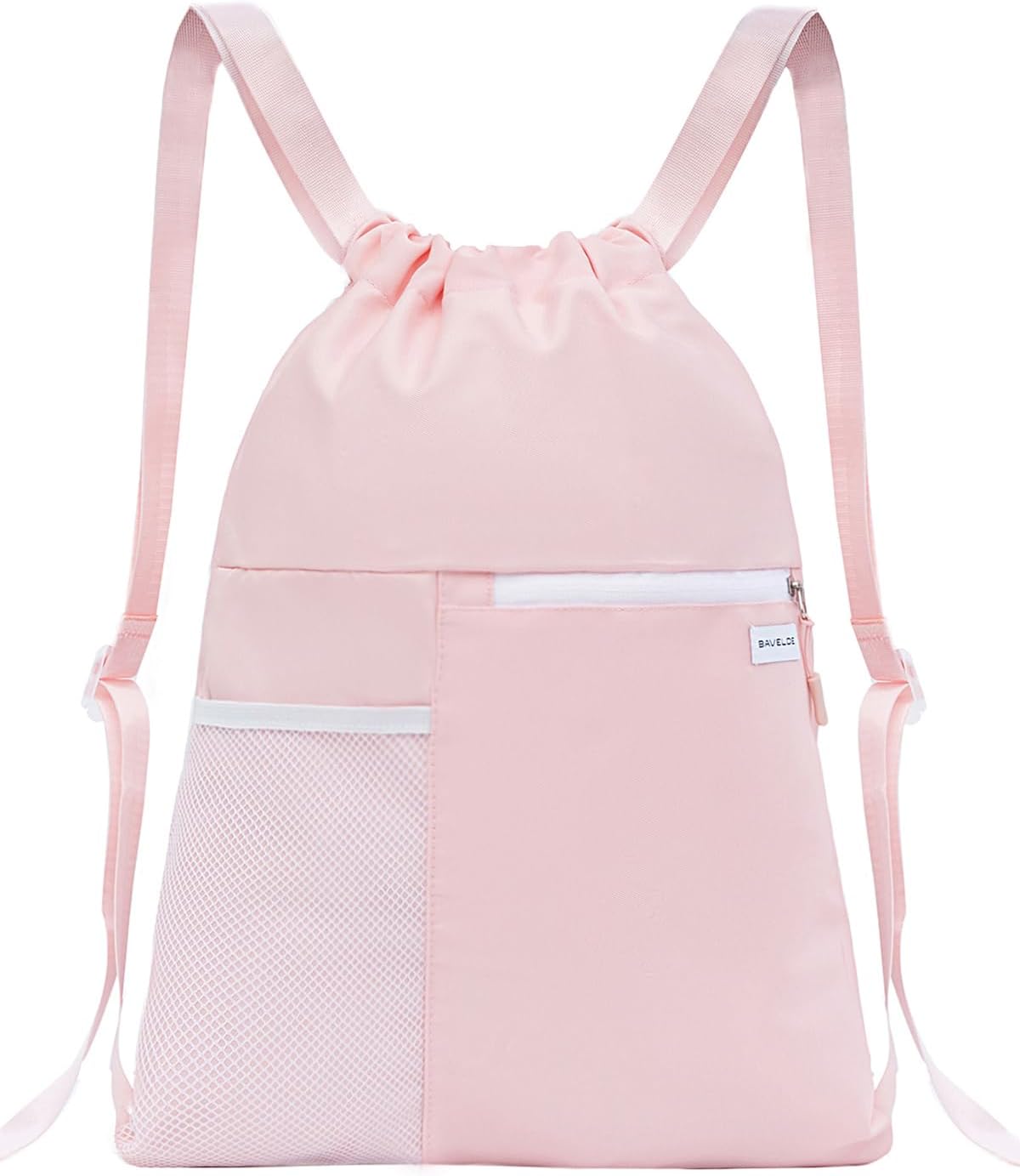 Turtle Tribe Waterproof Drawstring Backpack – Coastal Beach & Gym Bag