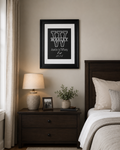 Personalized Embroidered Family Name Wall Art | Custom Monogram Keepsake Frame | Wedding, Anniversary & New Home Gift